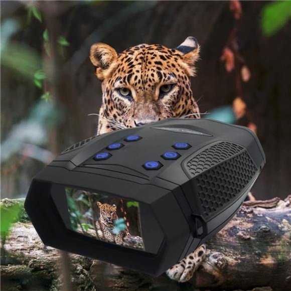 Night Vision Goggles 3'' Display Screen 4K Night Vision Binoculars Resolution